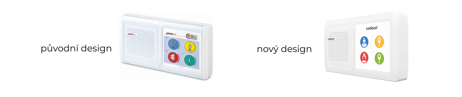 Původní a nový design výrobků